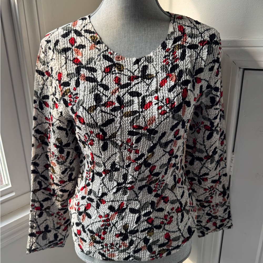 Y2k Ruched Floral Top